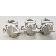432909 Johnson Evinrude 1989-1990 Carburetor Set 65 70 HP 3 Cylinder REBUILT!