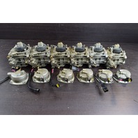 C# 61A-621046 Yamaha Early 90's Set of 6 Carburetors 225 250 HP CLEAN