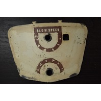 Johnson Evinrude Carburetor Cover Front Plate 7" x 4-1/2"