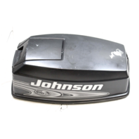 5002038 Johnson Evinrude 1989-05 Top Hood Cowling Cover 40 48 50 HP 2 Cyl