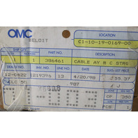 386461 OMC Control Cable 5' NEW OLD STOCK