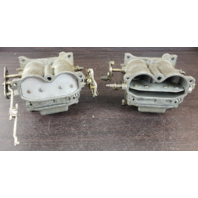 REBUILT! 1972 Johnson Evinrude Carburetor Set 385241 385242 317472 85 HP V4