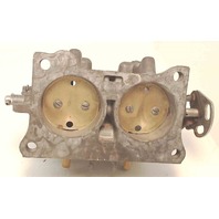 C# 325524 Johnson Evinrude Top/Bottom Carburetor Body NO BOWL CLEAN
