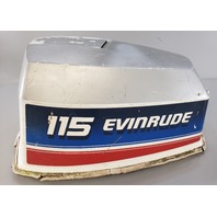 Johnson Evinrude Top Cowling Engine Cover Hood Cowl 115 HP V4