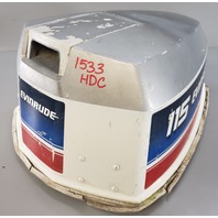 Johnson Evinrude Top Cowling Engine Cover Hood Cowl 115 HP V4