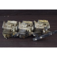 9012A24 9012A25 90125A26 WME-6 Mercury Carburetor Set 75 HP 3 Cylinder REBUILT