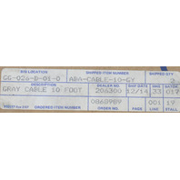 ABA-CABLE-10-GY Control Cable 10' NEW OLD STOCK