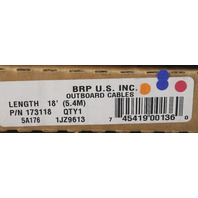 173118 BRP Evinrude Johnson Control Cable 18' NEW OLD STOCK