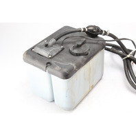 Johnson Evinrude OMC Outboard 1.8 Gallon Oil Tank 2 Wire Supply Line