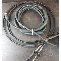 Mercury Quicksilver Control Box Side Mount W/ 15' Harness & 9' Cables NO KEY