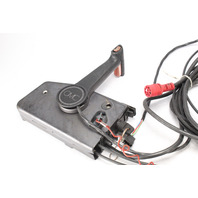 OMC Johnson Evinrude Side Mount Control Remote Box W/ Trim Switch, Key & Cables