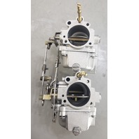 REBUILT! 386367 386369 Johnson Evinrude 1974 Carburetor Set 50 HP 2 Cylinder