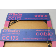 CC17210 Teleflex 3300 Throttle & Control Cable Set of 2 10'  NEW OLD STOCK