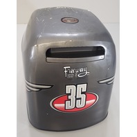 5000437 Johnson Evinrude 1999 Top Cowl Engine Cover Hood 25 35 HP 3 Cylinder