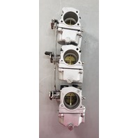 435911 C# 339172 Johnson Evinrude 1992 Carburetor Set 60 65 70 HP 3 Cyl REBUILT!