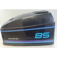 F2C663712 Force 1987 US Marine Top Cowling Engine Cover Hood 85 HP 3 cylinder