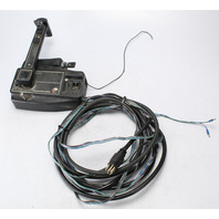 Mercury Quicksilver Side Mount Control Box W/ Trim Switch 15' Harness & Key