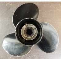 816706A45 Mercury 1977 & UP Aluminum 10-3/8 x 14 RH 3-Blade Propeller 25-75 HP