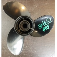 816706A45 Mercury 1977 & UP Aluminum 10-3/8 x 14 RH 3-Blade Propeller 25-75 HP