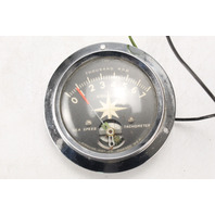 Airguide Round RPM Gauge Tachometer 4-1/2" Width 1-1/2" Depth