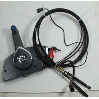 BRP Johnson Evinrude Side Mount Control Box W/ 11' Cables, Trim Switch & Key OEM