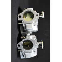 398076 Johnson Evinrude 1987-88 Carburetor Set 35 40 48 50 HP 2 Cyl REBUILT!
