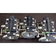 438272 438273 Johnson Evinrude 1996-2001 Carburetor Set 25 35 HP 3 Cyl REBUILT