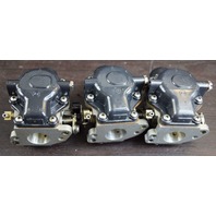 438272 438273 Johnson Evinrude 1996-2001 Carburetor Set 25 35 HP 3 Cyl REBUILT