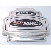 Mercury Kiekhaefer Front Cover Medallion Merc 60 5-1/2" L x 6-7/8" W