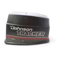 433122 433856 Johnson Evinrude Tracker 1989-1990 Upper Top Cowl Hood 70 HP