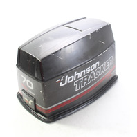 433122 433856 Johnson Evinrude Tracker 1989-1990 Upper Top Cowl Hood 70 HP