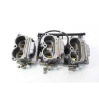 392602 392603 Johnson Evinrude 1982 Carburetor Set of 3 w/ Fuel Manifold 150 HP