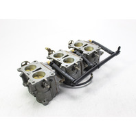 392602 392603 Johnson Evinrude 1982 Carburetor Set of 3 w/ Fuel Manifold 150 HP
