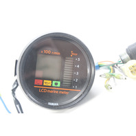 Yamaha LCD Marine Tachometer Meter x100 r/min Trim Oil 6Y5 Gauge 1 YEAR WARRANTY