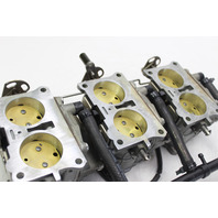 431795 Johnson Evinrude 1986-1990 OEM Carburetor Set of 3 & Fuel Manifold 150 HP
