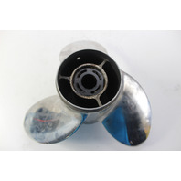 14-3/8 x 15 Stainless Steel Propeller Johnson Evinrude Yamaha 15 Spline 6 MO WARRANTY