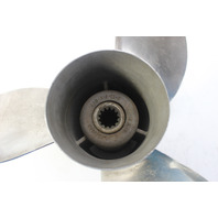 13 x 19 Stainless Steel Propeller Johnson Evinrude Suzuki 13 Spline 6 MO WTY