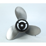 Mercury Marine Laser II Stainless 13-7/8 x 21 RH Propeller 6 MONTH HUB WARRANTY!