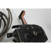 OEM Mercury Side Mount Concealed Remote Control Box W/ Key 11' Cables 14' Harness