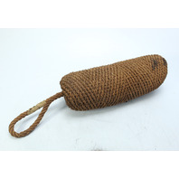 Vintage Antique Boat Fender Bumper Braided Hemp Rope GREAT CONDITION