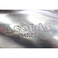 Mercury Solas Stainless Propeller 14 x 21 LH 3 Blade 15 Spline 6 MONTH WARRANTY