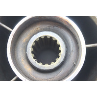 Yamaha Stainless Propeller 13-1/4 x 15 LH 3 Blade 15 Spline GOOD CONDITION