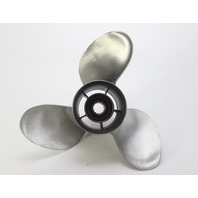 Yamaha Stainless Propeller 13-1/4 x 15 LH 3 Blade 15 Spline GOOD CONDITION