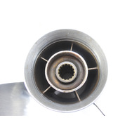Yamaha Stainless Propeller 13-1/4 x 15 LH 3 Blade 15 Spline GOOD CONDITION