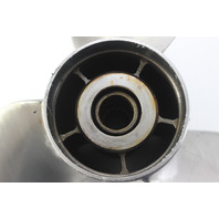 Yamaha Stainless Propeller 13-1/4 x 15 LH 3 Blade 15 Spline GOOD CONDITION