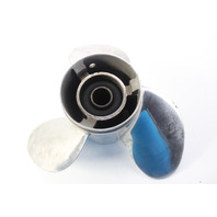 14-1/2 x 22 Stainless Steel Raker Propeller Johnson Evinrude 15 Spline 6 MO WTY