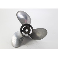 14-1/2 x 22 Stainless Steel Raker Propeller Johnson Evinrude 15 Spline 6 MO WTY