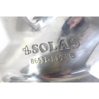 SOLAS Stainless Propeller 14-1/2 x 15 RH Johnson Evinrude 6 MONTH HUB WARRANTY