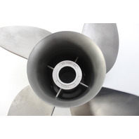 14-1/2 x 21 Stainless Steel Turbo OSI Propeller Yamaha V6 150-300 HP No Hub