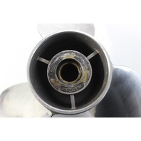 14-1/2 x 23 Stainless Steel Propeller Honda Yamaha 15 Spline 6 MONTH WARRANTY